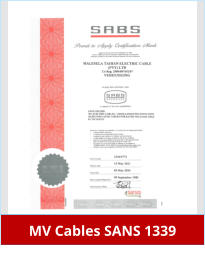 MV Cables SANS 1339