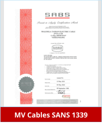 MV Cables SANS 1339